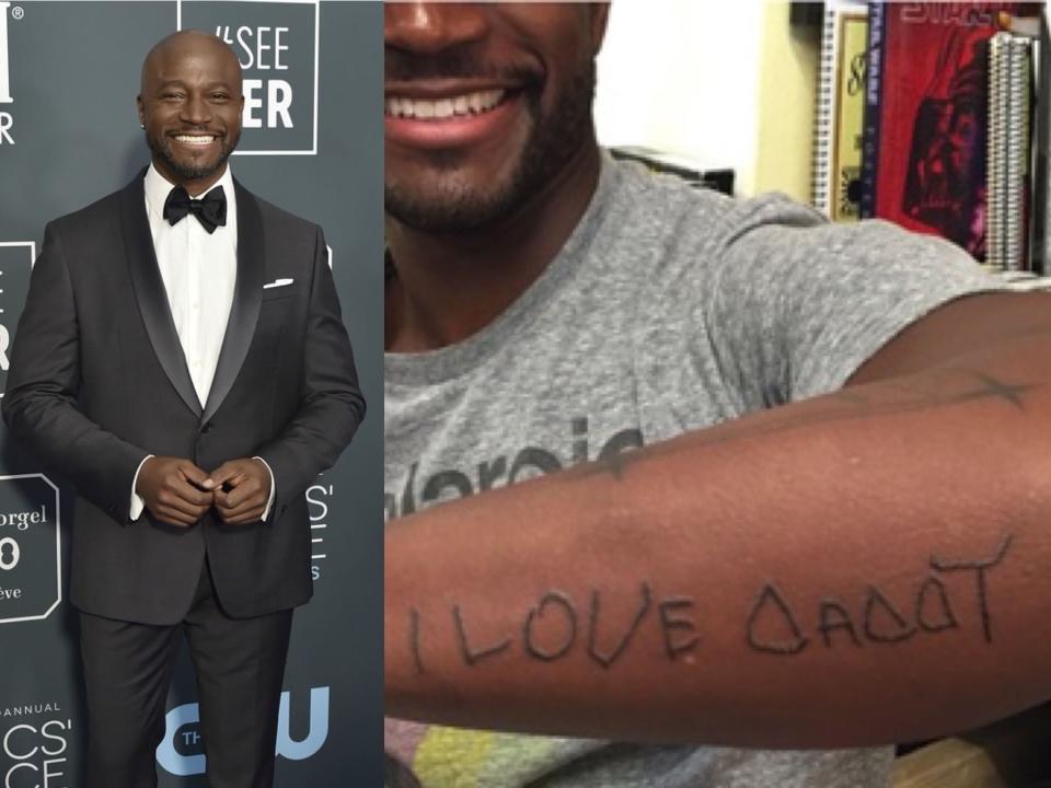 Taye Diggs Tattoo