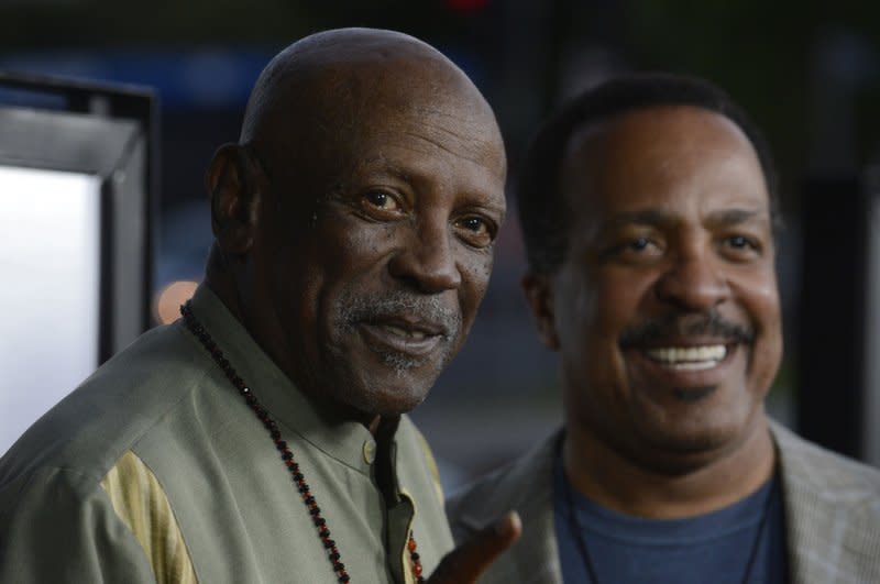 Lou Gossett Jr (L) and Robert Gossett attend a screening of the film "12 Years a Slave" held at the Directors Guild of America in West Hollywood in 2013. File Photo by Phil McCarten/UPI