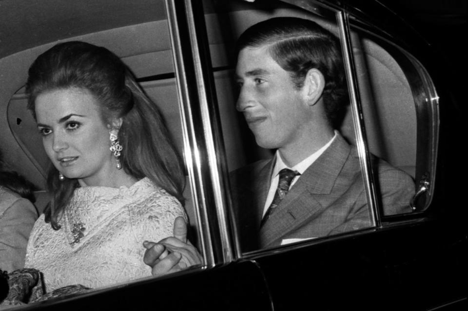 Charles with Lucía Santa Cruz, who introduced the then-Prince to his future wife (PA)