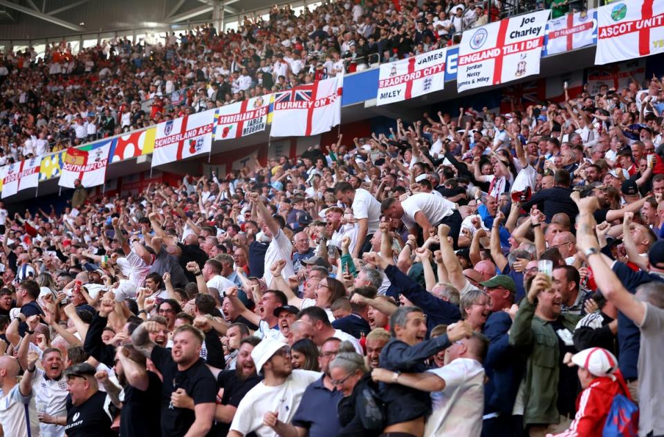 A domestic violence charity saw their number of calls almost double in the first two weeks of Euro 2024 (Getty)