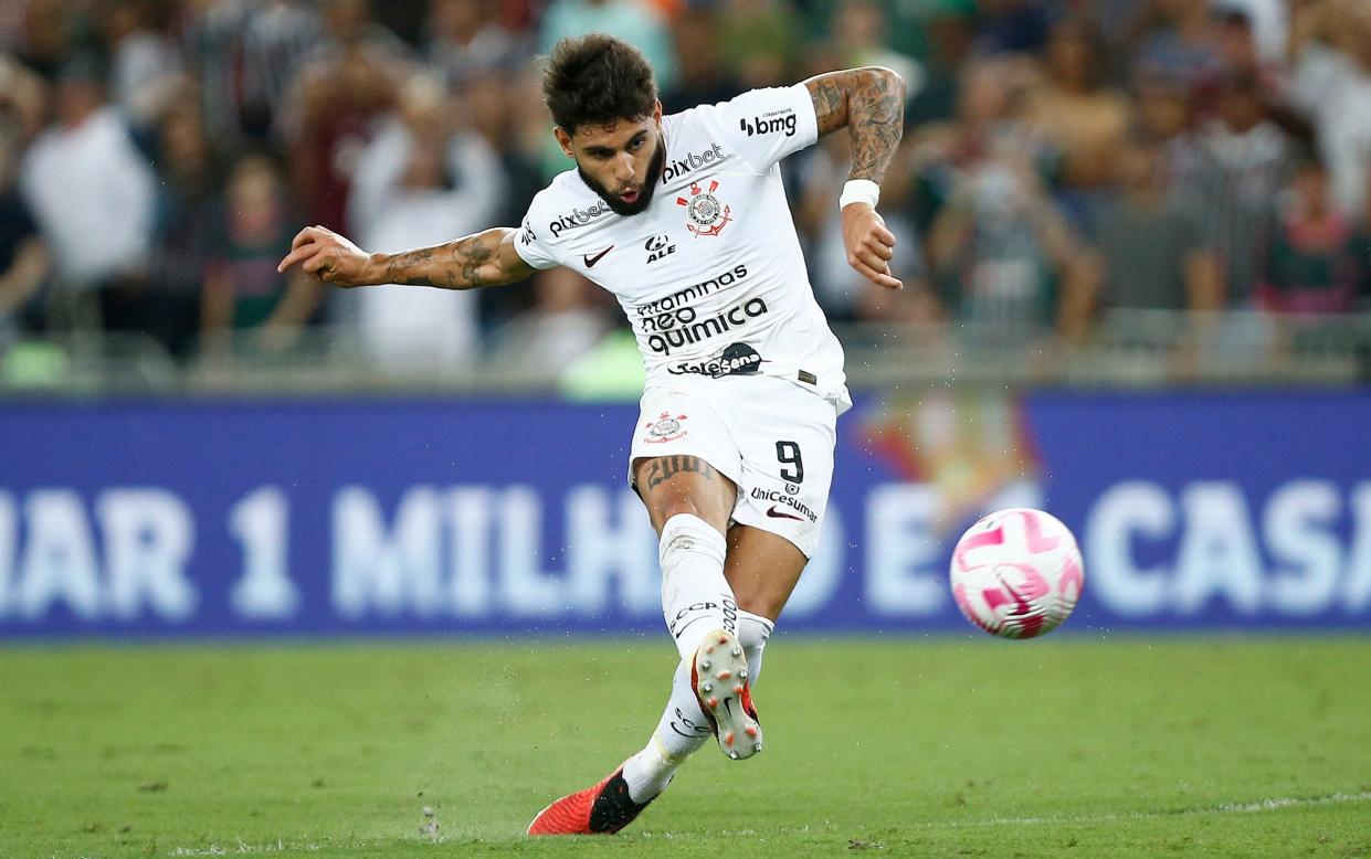 Yuri Alberto scores for Corinthians/Wolves in talks over move for Corinthians forward Yuri Alberto