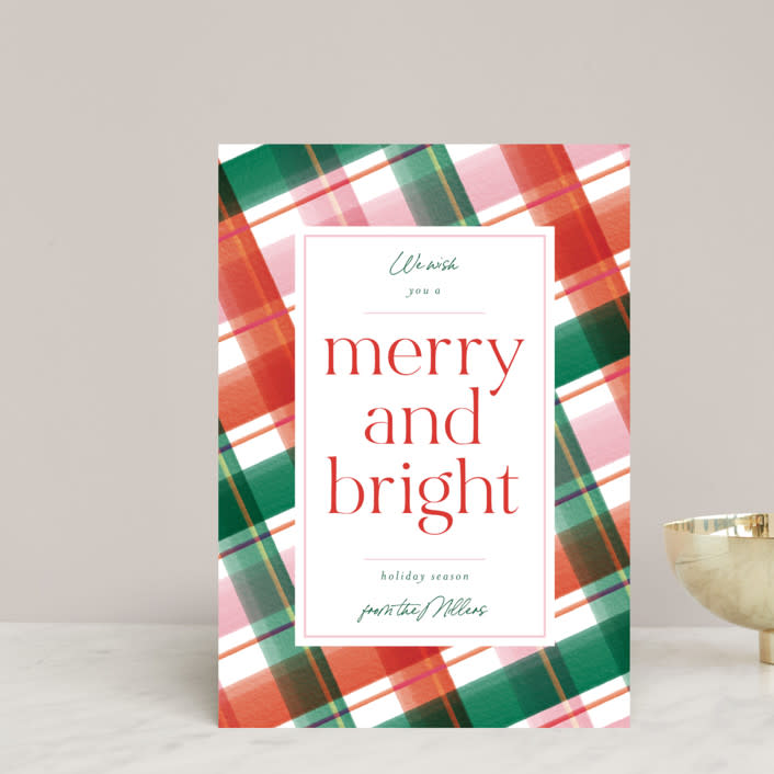 Order or customize your own holiday cards from Minted. 