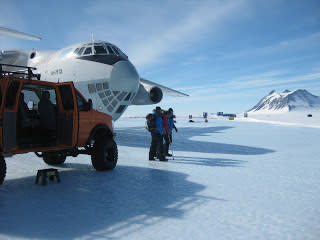 Union Glacier, the busiest airport in Antarctica