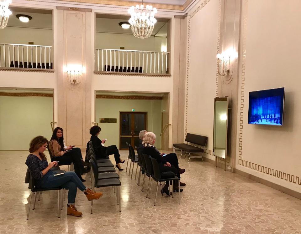 The annex at Vienna State Opera where Samantha Quek was taken during the opera (Samantha Quek)