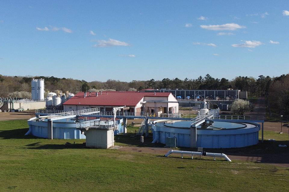 The O.B. Curtis Water Treatment Plant in Jackson, Mississippi on March 23, 2022. The city shut down the plant temporary in November 2021 due to a bad batch of chemicals as well as faulty equipment.