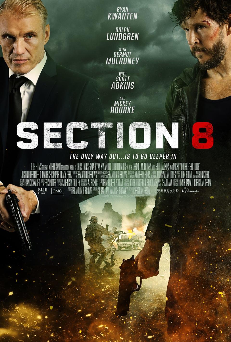 The poster for "Section 8," directed by Palm Springs resident Christian Sesma.