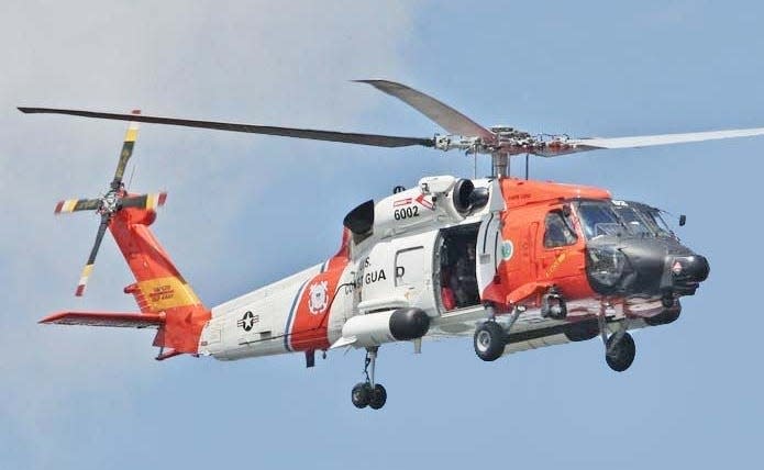 Coast Guard MH-60 Jayhawk.