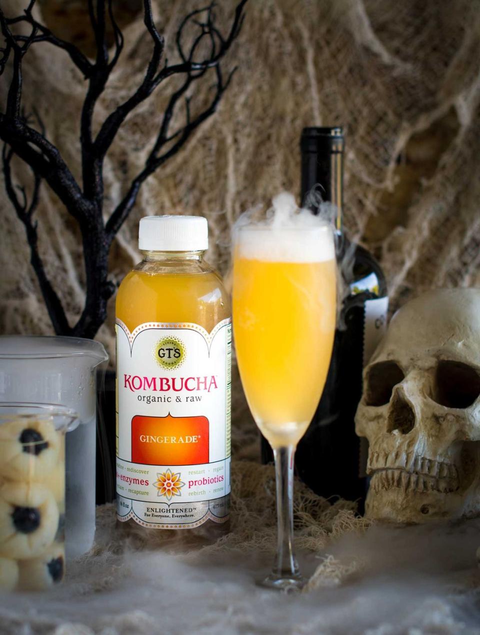 kombucha halloween cocktail