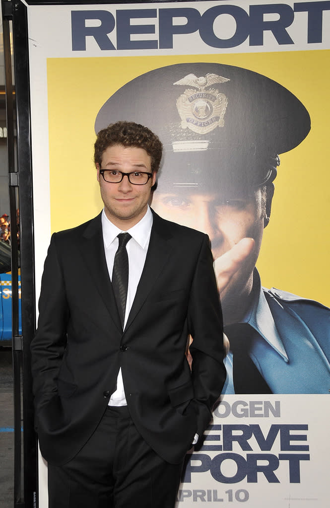 Observe and Report LA premiere 2009 Seth Rogen