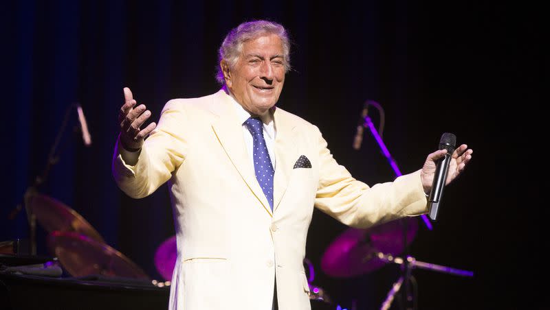 Tony Bennett performs in concert at The American Music Theatre on Sunday, Sept. 24, 2017, in Lancaster, Pa. The famous singer died at 96 on July 21, 2023.