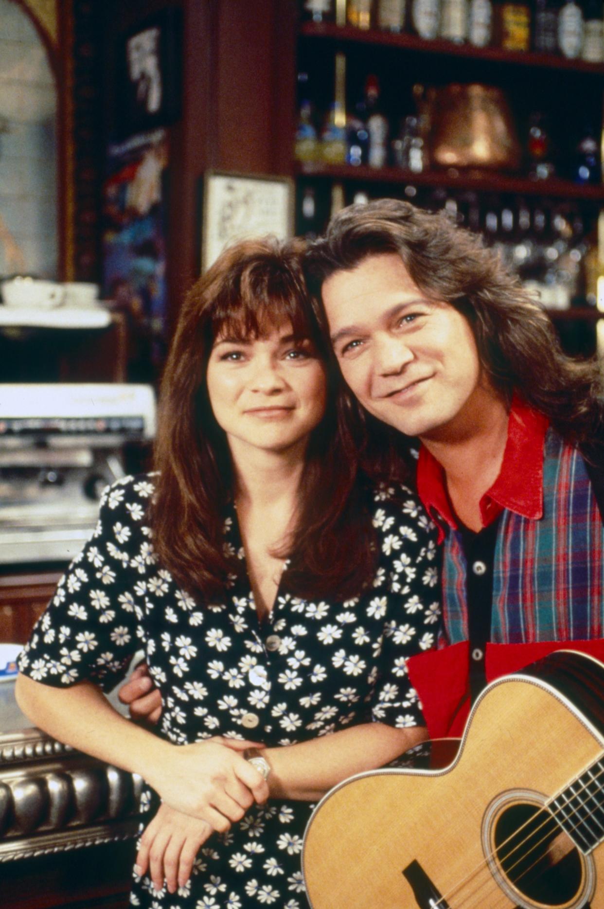 Eddie Van Halen makes an appearance on Valerie Bertinelli's show, 