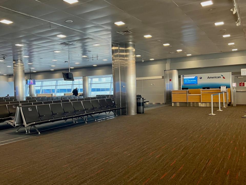 The new gate space at Terminal 8.