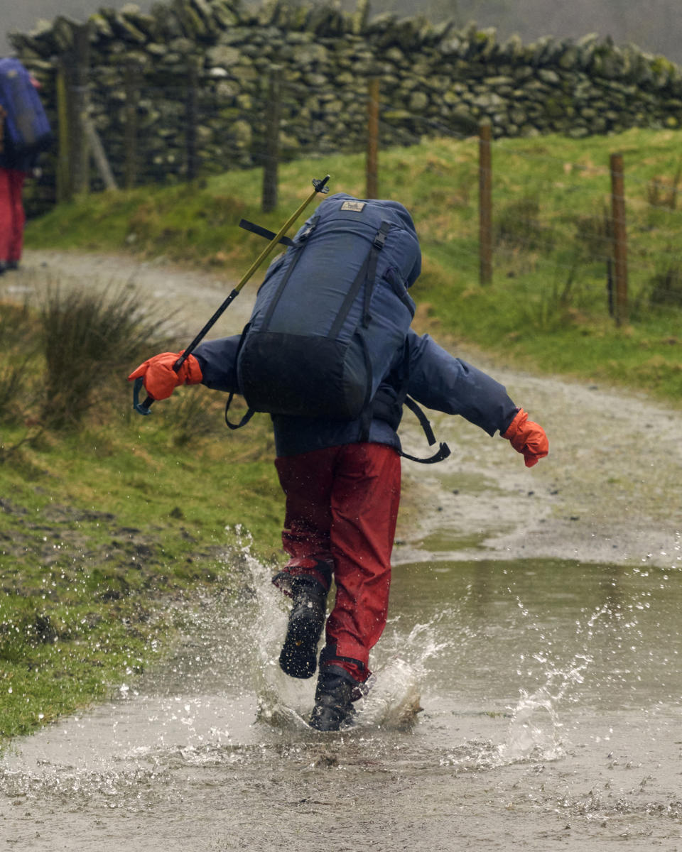 Participants during an outdoor challenge at Ullswater in the Lake District, supported by Burberry and the Outward Bound Trust.