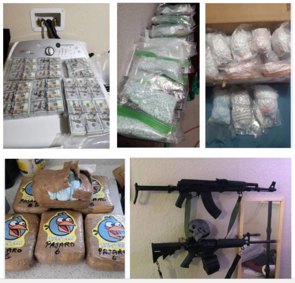 Photos on cell phones seized from an Eastern Washington drug trafficking organization that used a landscaping business as a front show the size of the operation, according to federal court documents.