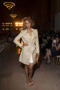 Tyra Banks attends the FIJI Water-sponsored Marchesa Spring 2013 Fashion Show at Vanderbilt Hall on Wednesday Sept. 12, 2012, in New York. (Photo by Victoria Will/Invision for FIJi Water /AP Images)