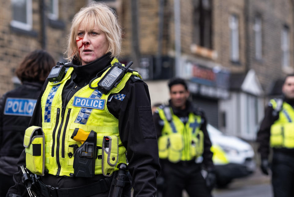 Happy Valley S3: Catherine Cawood (SARAH LANCASHIRE). (BBC/Lookout Point/AMC/Matt Squire)