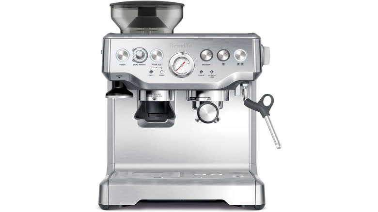 Breville Barista Express on white background