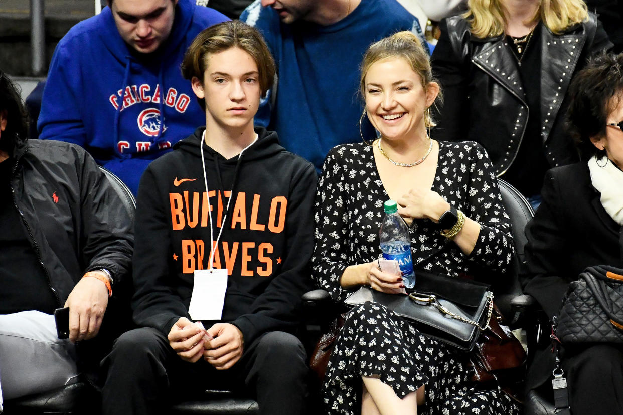 Kate Hudson and her son Ryder Robinson  (Allen Berezovsky / Getty Images)