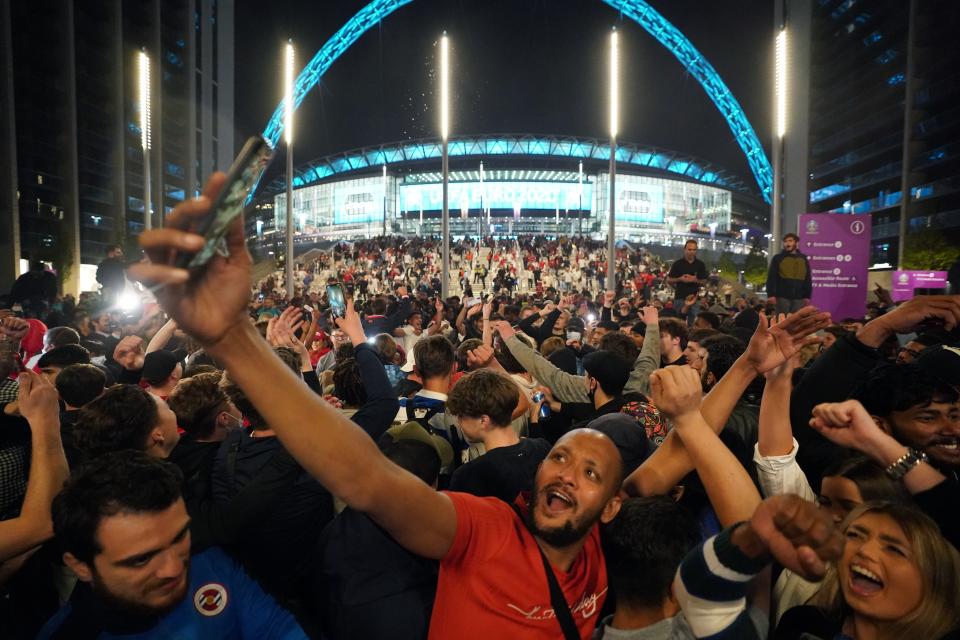 England v Denmark – UEFA Euro 2020 – Semi Final – Wembley Stadium (PA Wire)