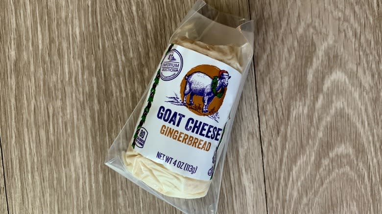Gingerbread goat cheese
