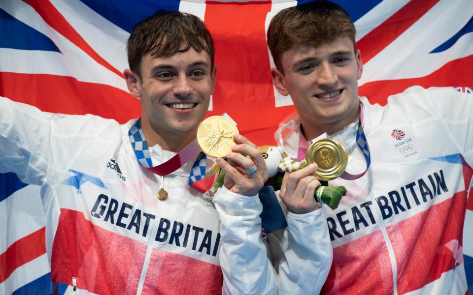 Tom Daley (left) and Matty Lee - Paul Grover for the Telegraph