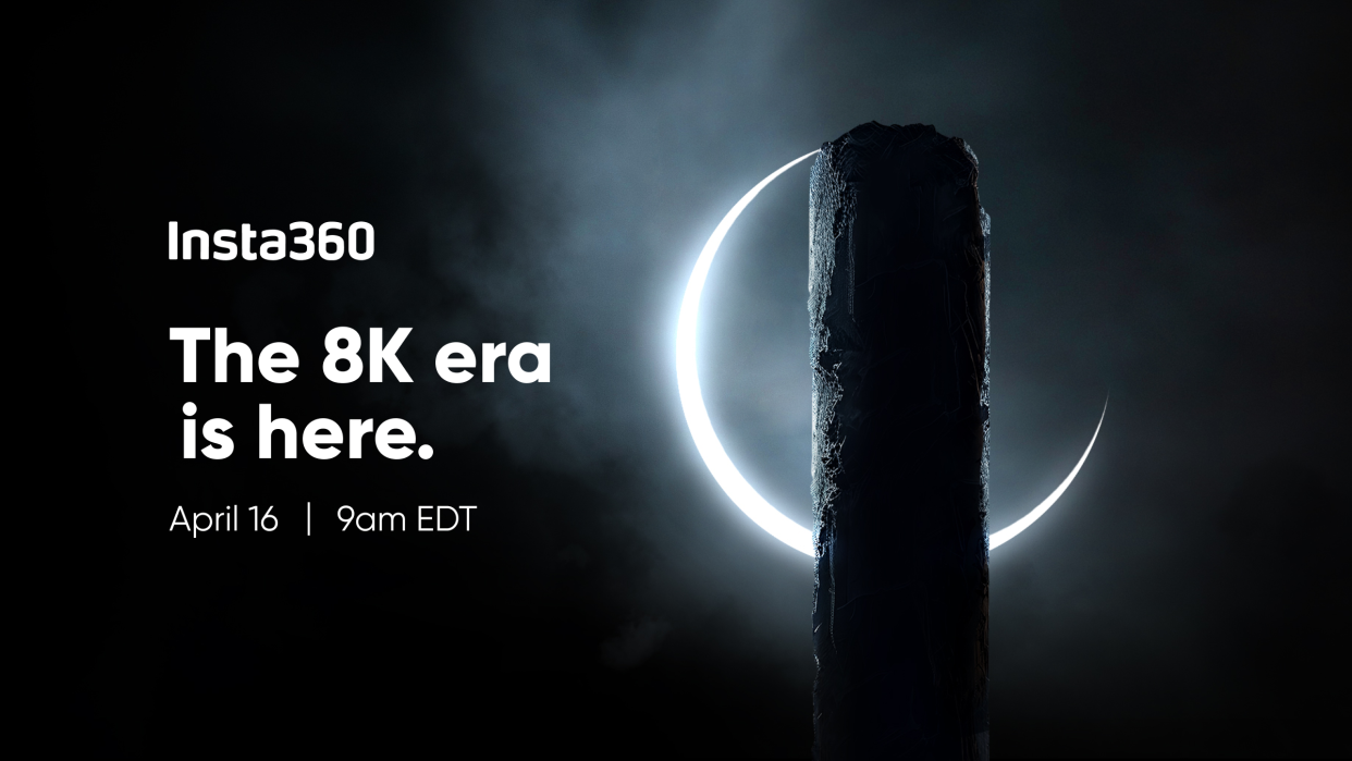 Insta360 tells us the 8K era is dawning with henge-like teaser art and ...