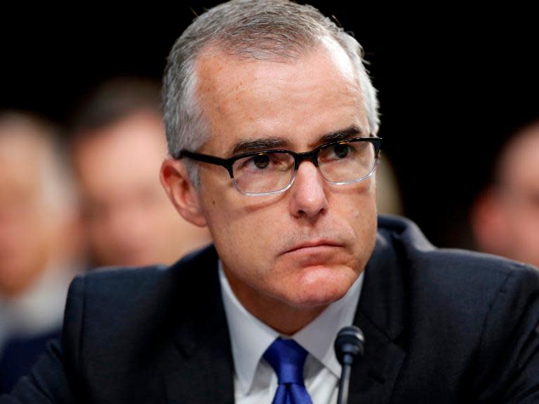 Andrew McCabe says it is ‘possible’ Trump is Russian asset