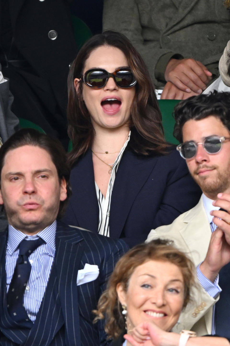 Nick Jonas at Wimbledon