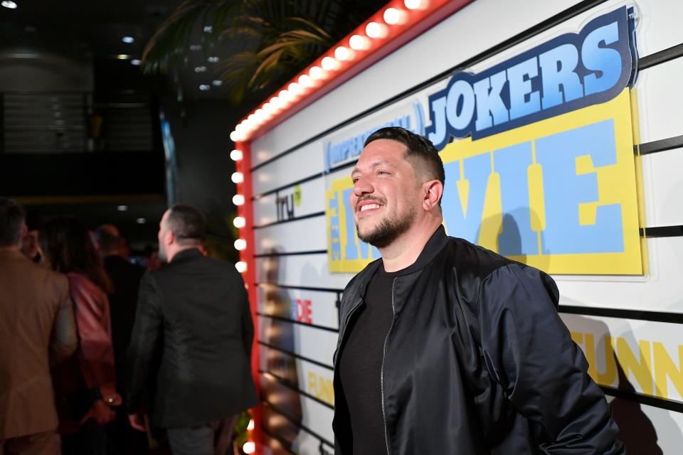 Sal Vulcano attends the Impractical Jokers: The Movie Premiere Screening and Party on February 18, 2020 in New York City.