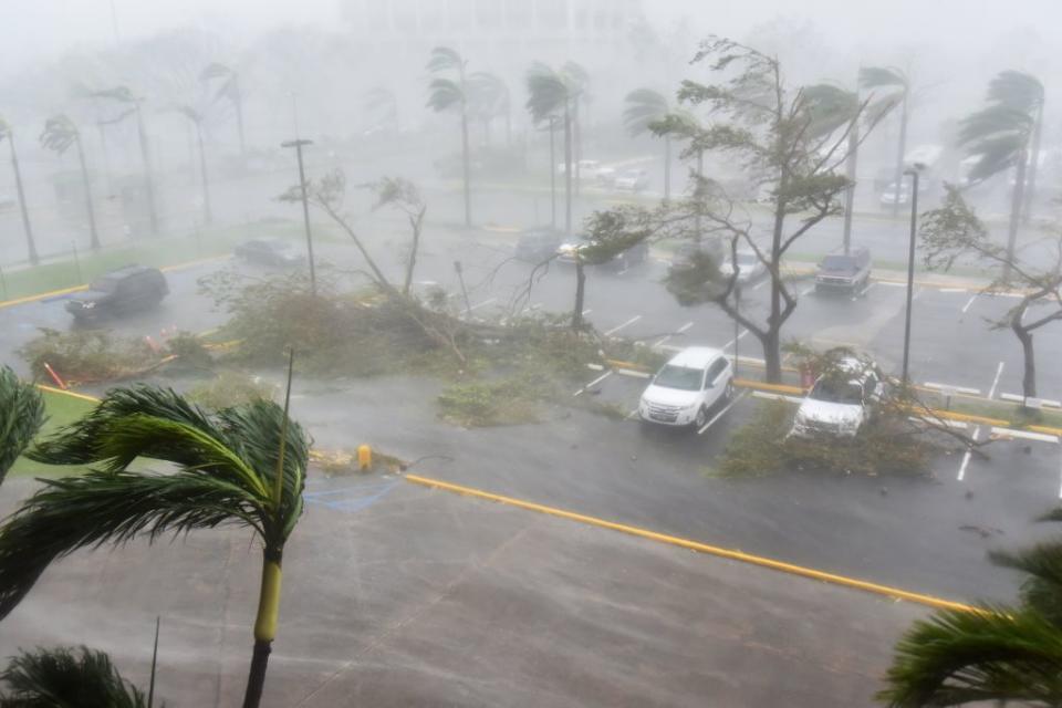 The Category 4 storm is hitting the island within two weeks of Hurricane Irma.