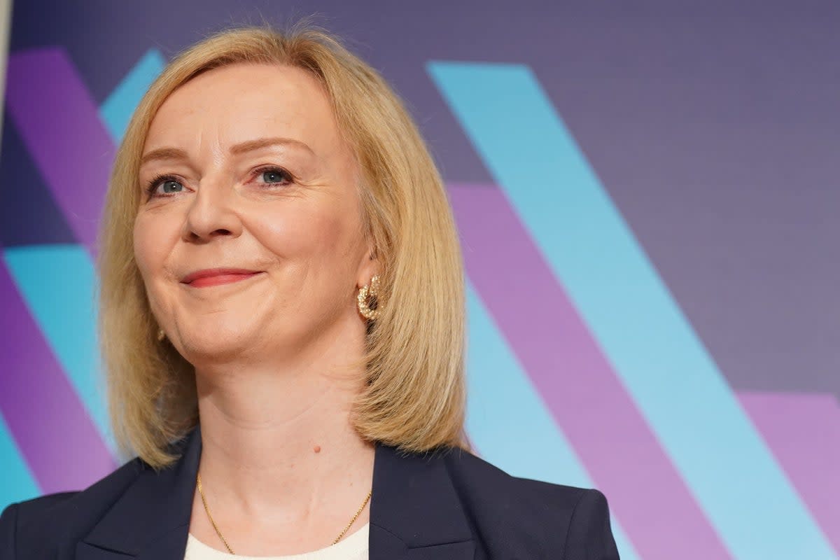 Liz Truss will be pushing for tax cuts at Tory conference (PA)