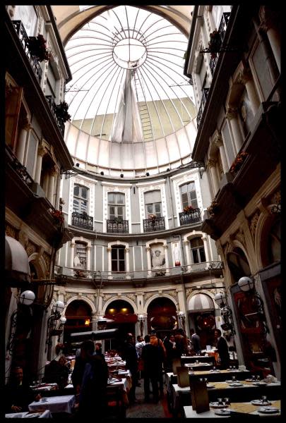 Stop at Çiçek Pasajı (Flower Passage) and refresh yourself with a pint of beer or Turkish tea.