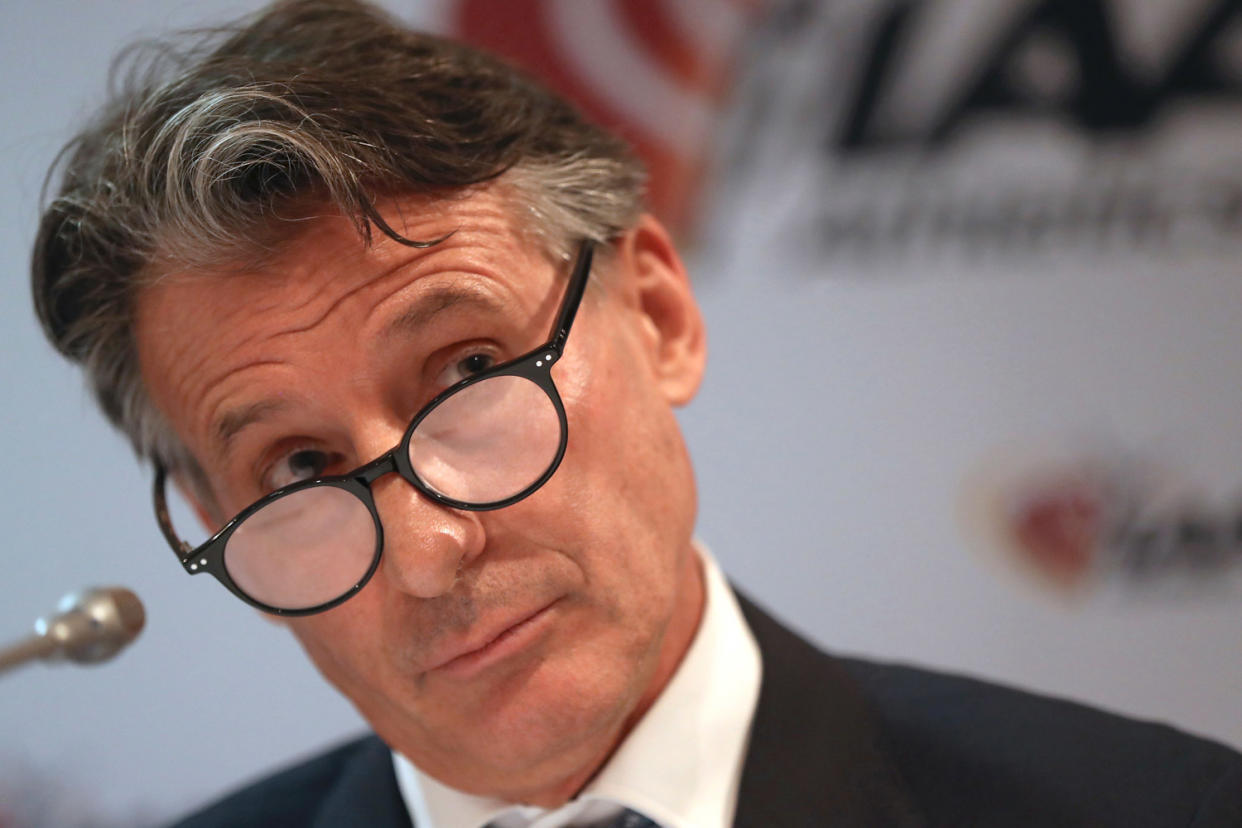 ‘Sincere apology’: IAAF chief Seb Coe: Valery Hache/AFP/Getty Images