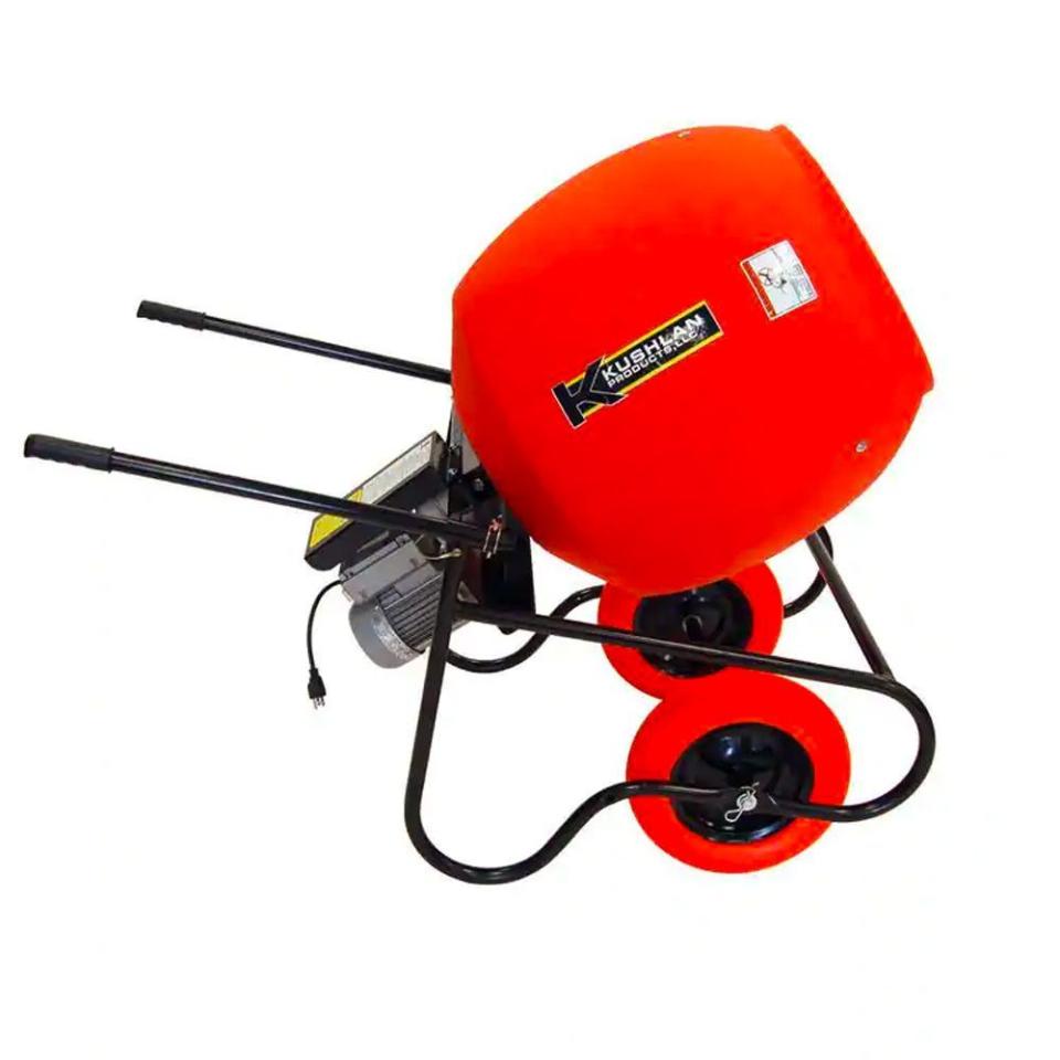 6.0 cu. ft. 3/4 HP 120-Volt Motor Direct Drive Cement Mixer