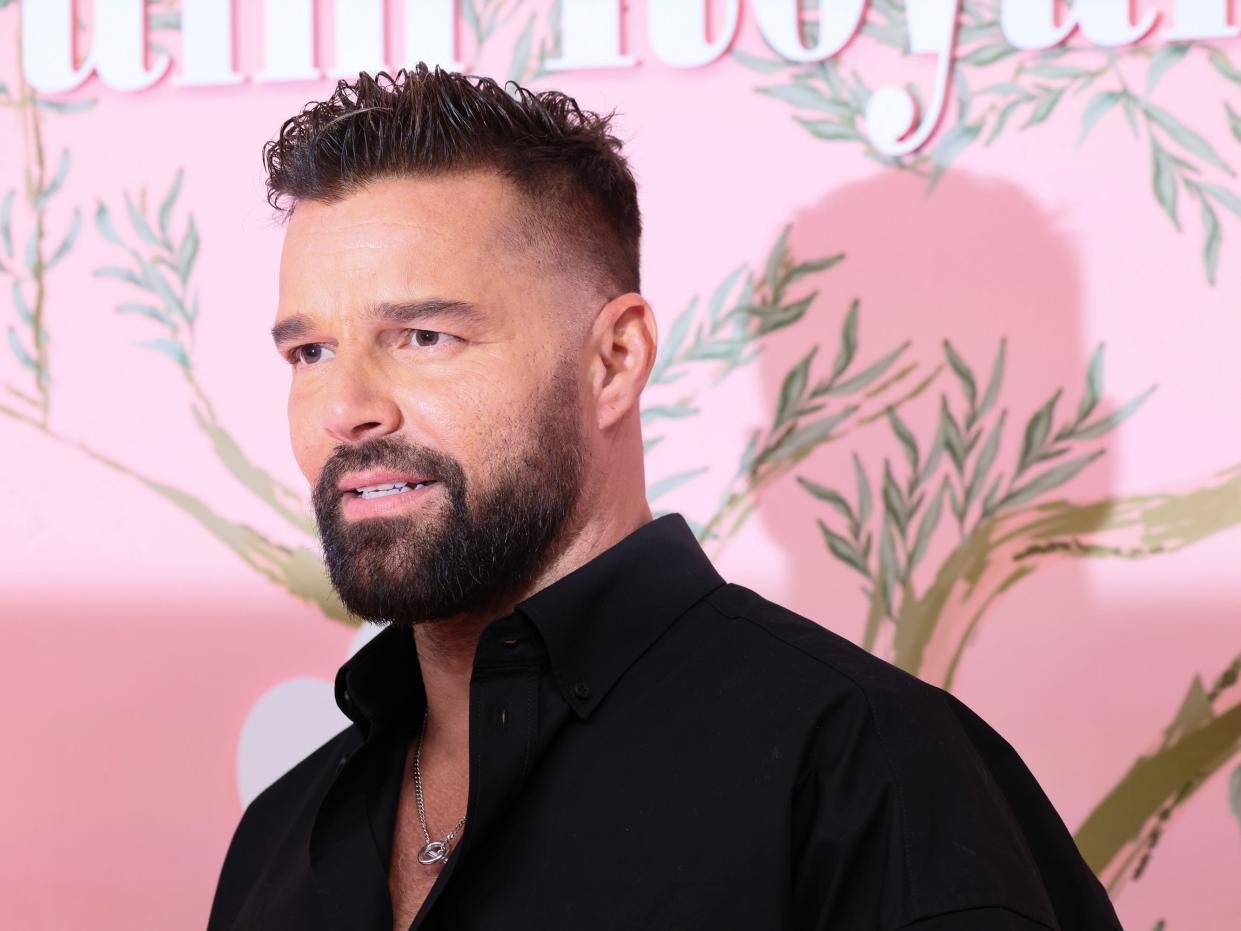 Ricky Martin attends the world premiere of Apple TV+'s "Palm Royale" at Samuel Goldwyn Theater on March 14, 2024 in Beverly Hills, California.