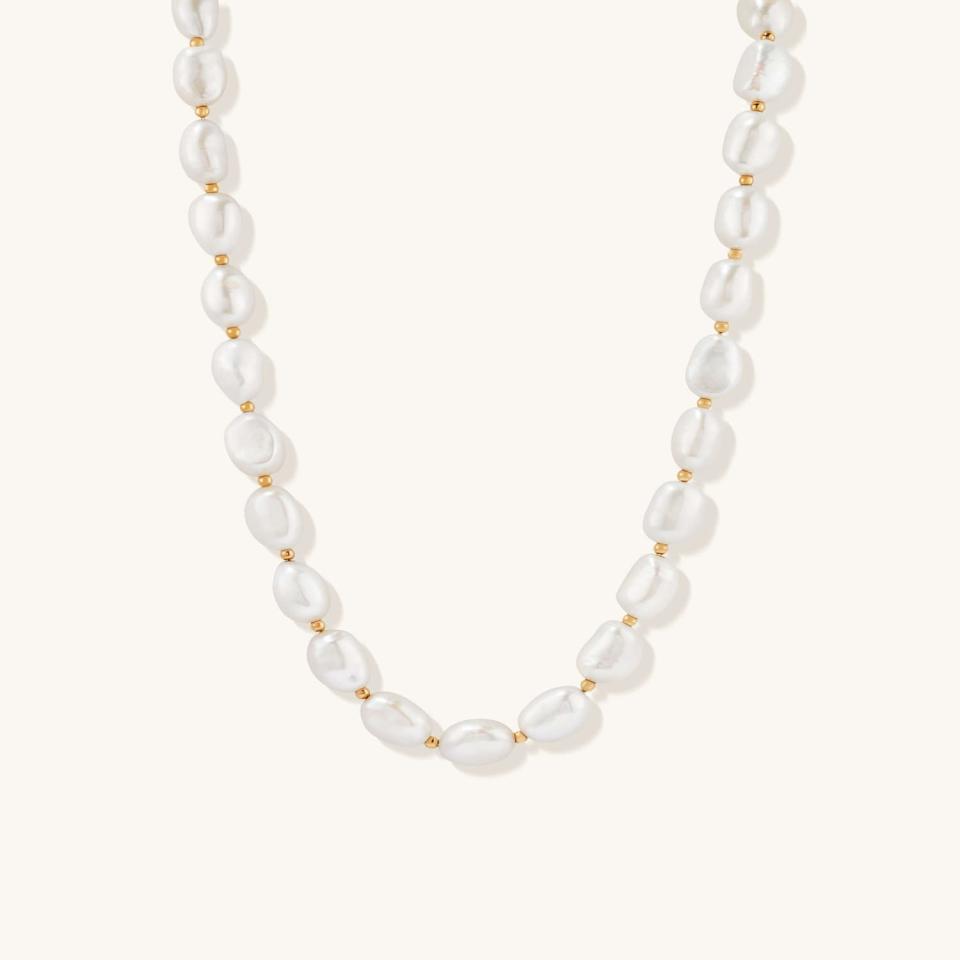 Mejuri Bold Pearl Necklace