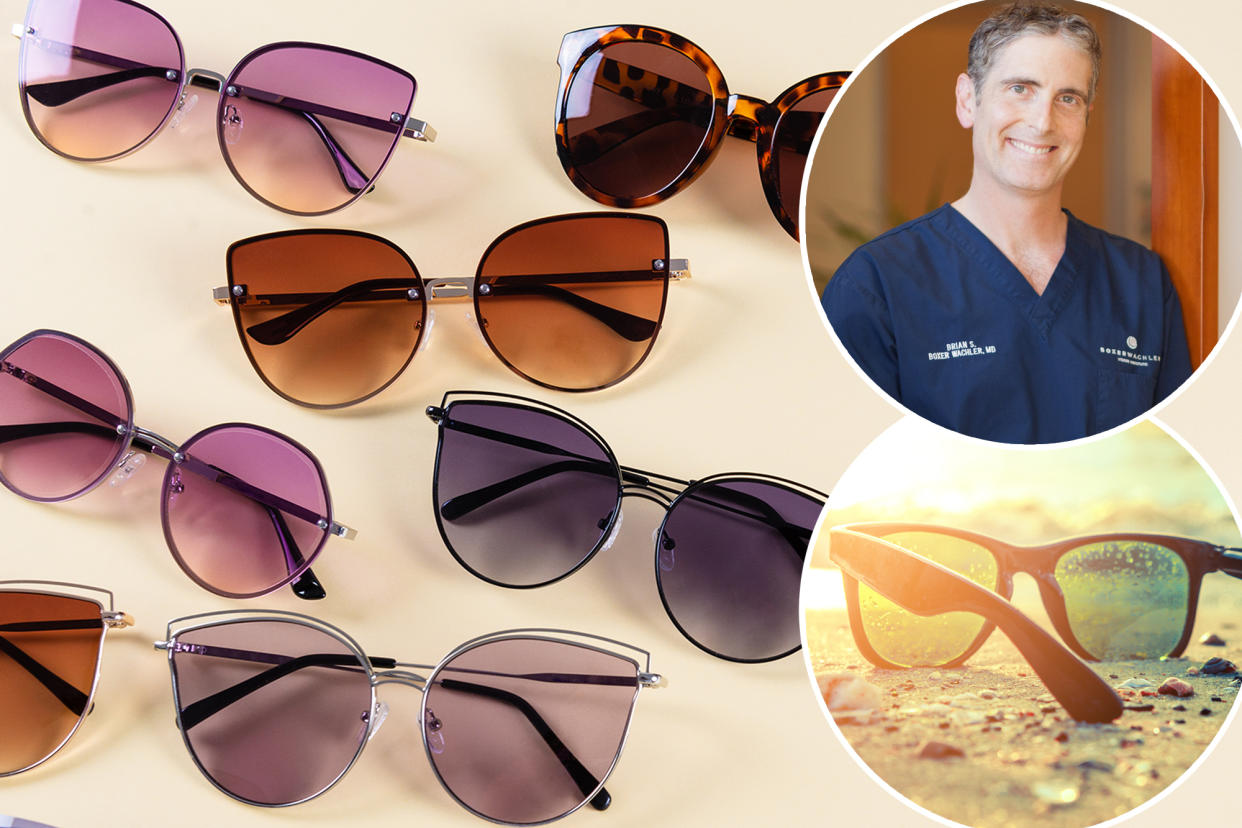 Dr. Brian Boxer Wachler is shared tips for selecting and wearing sunglasses after a TikToker claimed to purchase 