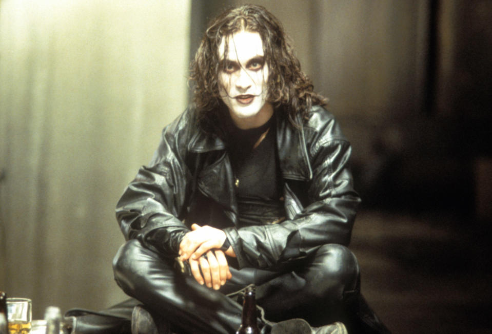 Brandon Lee as "The Crow"