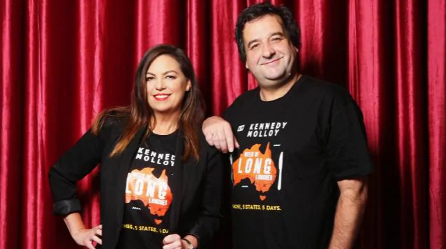 Jane Kennedy and Mick Molloy from the Triple M afternoon radio show <span><em>Kennedy Molloy. </em></span>Source: Triple M