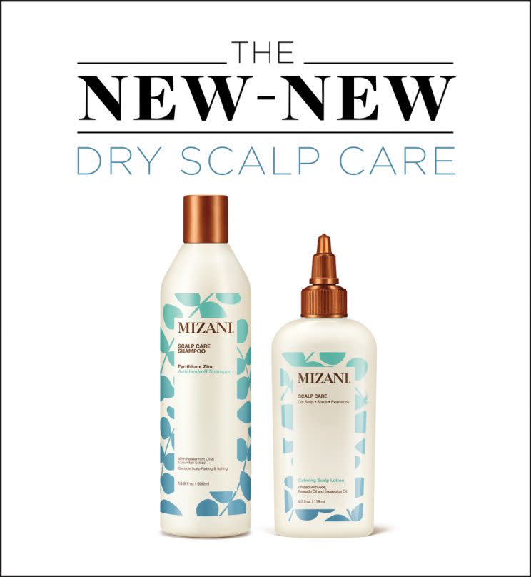 The Mizani Scalp Care line is here to soothe your dry, itchy scalp. (Photo: Mizani)