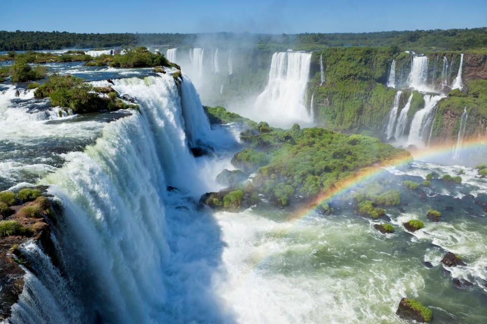 The Iguaçu Falls, Brazil (Getty Images)
