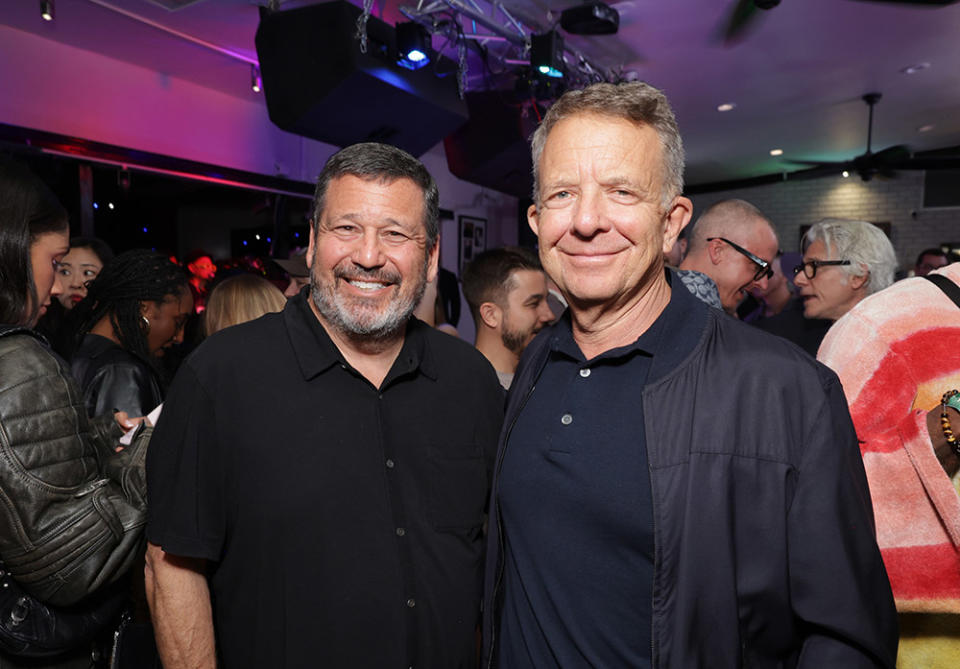 David Zedeck and Jeremy Zimmer attend UTA’s pre-Coachella party on Thursday, April 11, 2024 at The Nest in Indian Wells, CA, presented in partnership with STURDY.