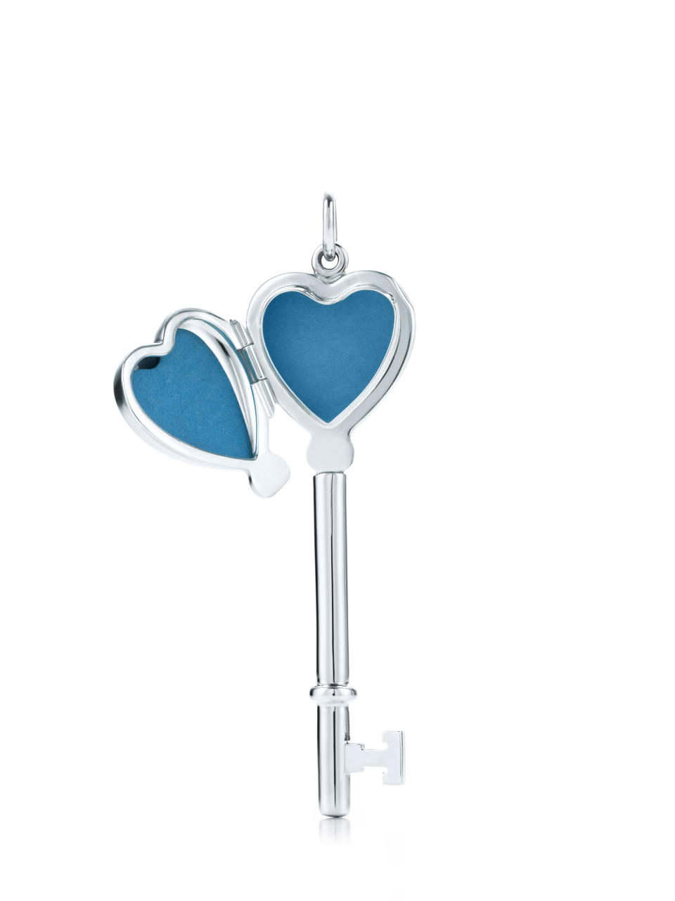 This image released by Tiffany's shows a sterling silver heart key locket. (AP Photo/Tiffany's)