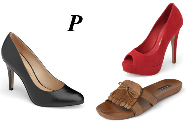 <b>Pumps, Peeptoes & Pantoletten</b><br><br> Als Pumps bezeichnet man weit ausgeschnittene Damenschuhe ohne Schnürung, Schnallen oder Ähnliches, die einen Absatz haben. Na, wie viele Paare stehen in Ihrem Schuhschrank? Peeptoes sind eine Unterkategorie der Pumps – nämlich solche, bei denen die Zehen an der Fußspitze herausgucken. Pantoletten sind Schlüpfschuhe ohne Fersenteil. Im Gegensatz zum Pantoffel sind sie aber für draußen gedacht.