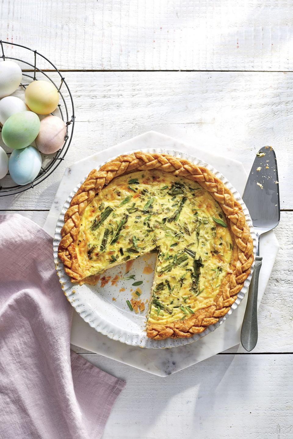 Asparagus Quiche