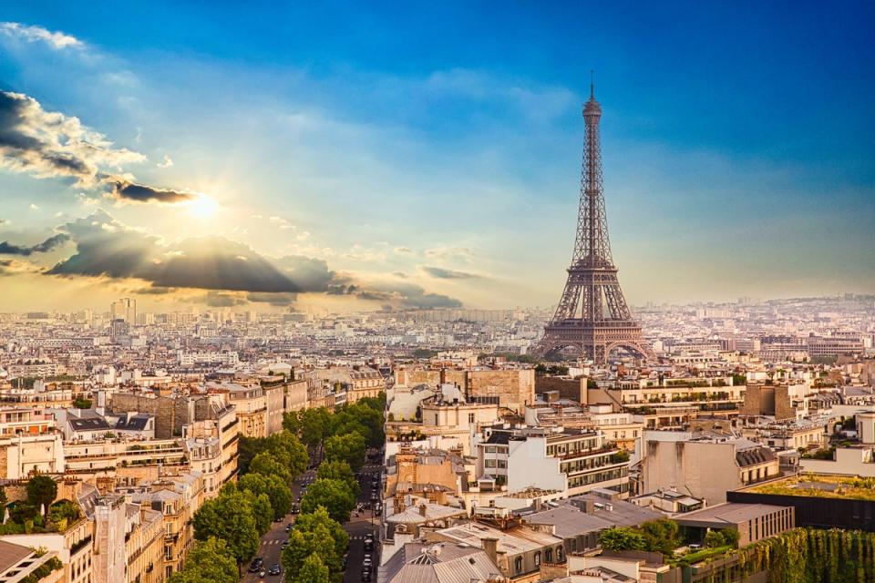 The Eiffel tower is 330m tall including the antennae at the top (Getty Images)