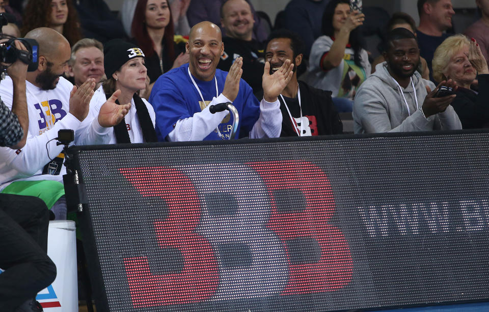 While promoting his JBA league, LaVar Ball said that kids who want to be a professional athlete don’t need to spend half of their time in class because they aren’t going to use what they learn in there anyways. (Alius Koroliovas/Getty Images)