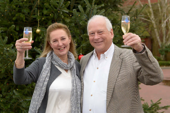 Lottery winners Mike and Jane Fiske.