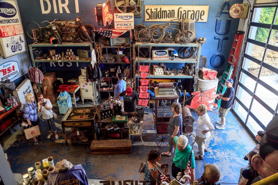 Mike Wolfe's store Antique Archaeology draws many visitors to LeClaire.