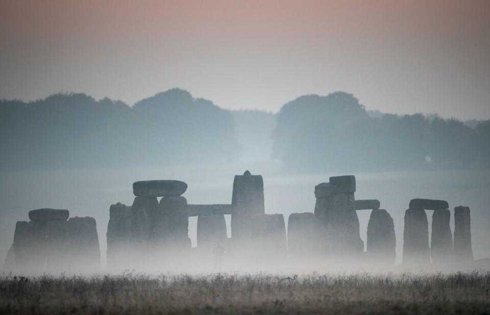 The stone "core" was removed during archaeological excavations in 1958 (Getty)